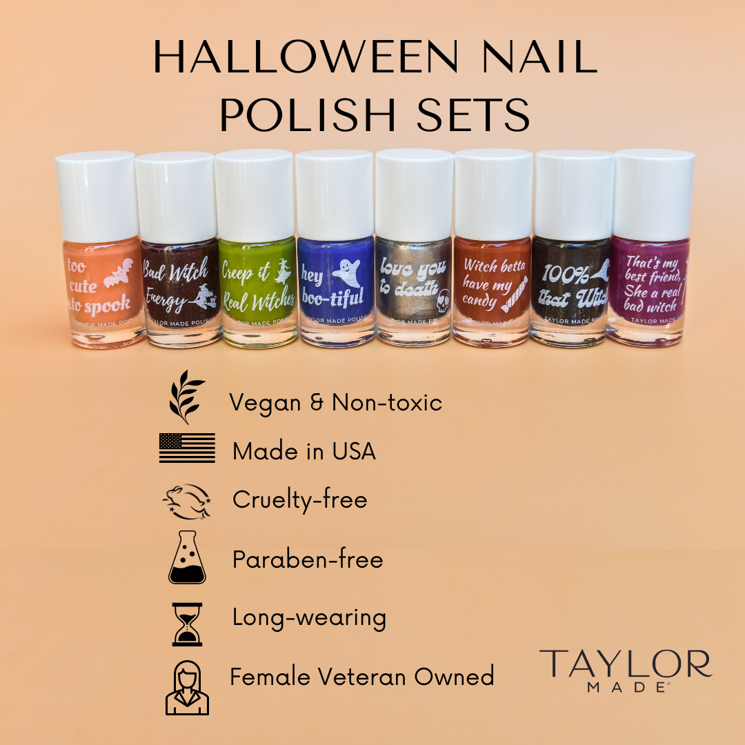 Boo-tiful & Too Cute To Spook Halloween Nail Polish Set