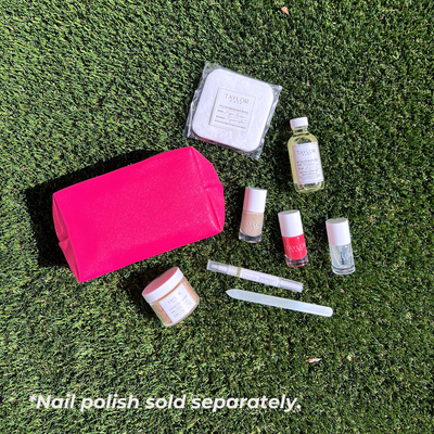 Hot Pink Organic Manicure Set