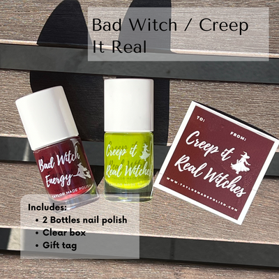 Creep It Real and Bad Witch Energy Halloween Set