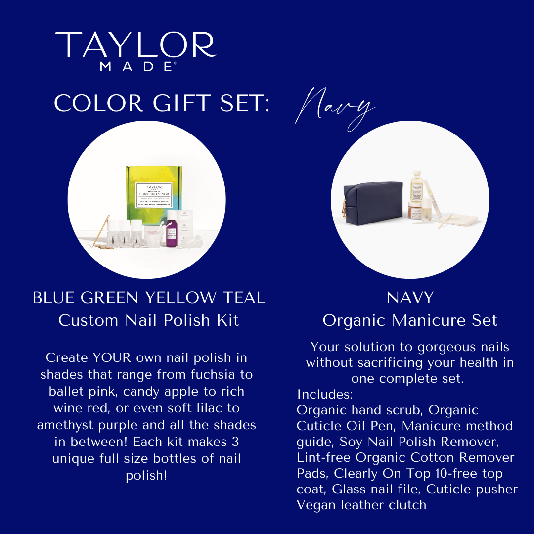 NAVY Color Gift Set - Custom Polish Kit & Manicure Set