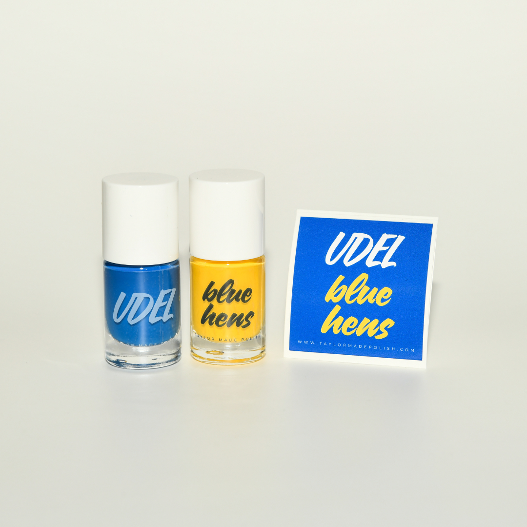 Univ of Delaware Game Day Nail Polish Set - 2 Pack