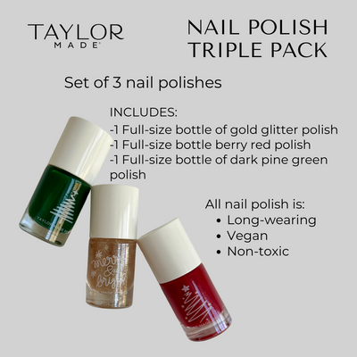 Merry & Bright 3-Bottle Nail Polish Gift Set