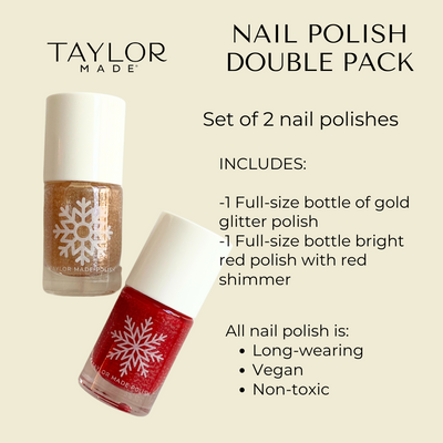 Merry & Bright Glitter 2 Bottle Polish Gift Set